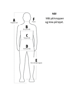 Kansas størrelsesguide