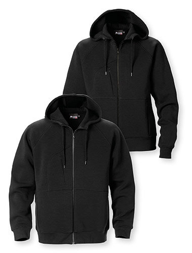 hoodie fullzip sweatshirt two front pockets