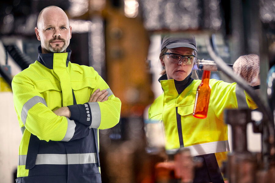 Vlamvertragende werkkleding voor heren en dames
