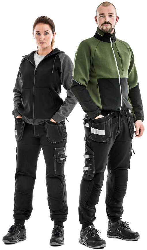Joggingwerkbroek van Fristads voor dames en heren.