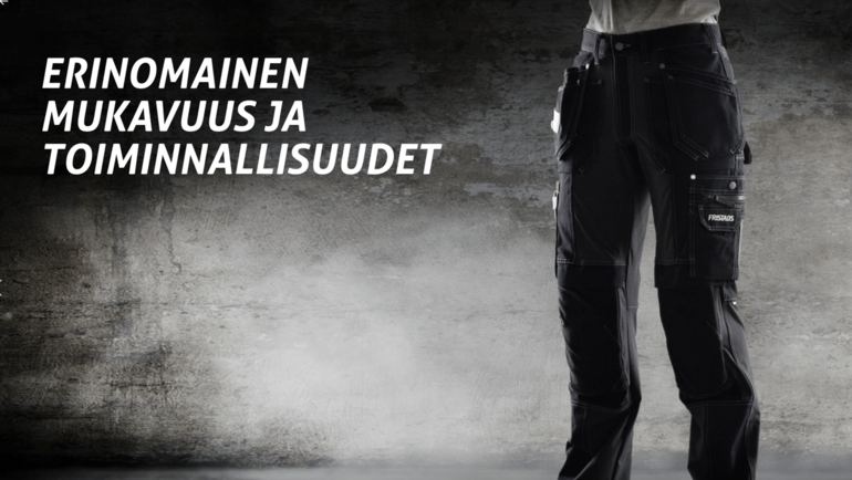 Fristads rakentajan stretch housut naisten