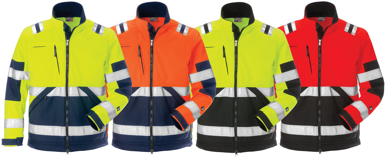 High vis softshell jacket 4083 WYH