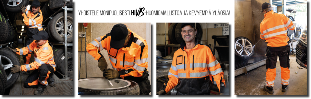 Leijona työvaatteet oranssi musta miehet