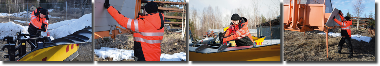 Talvityövaatteet Leijona huomiomallisto