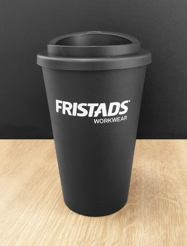 De gerecyclede Fristads koffiebeker, voor jouw duurzame koffie to-go.