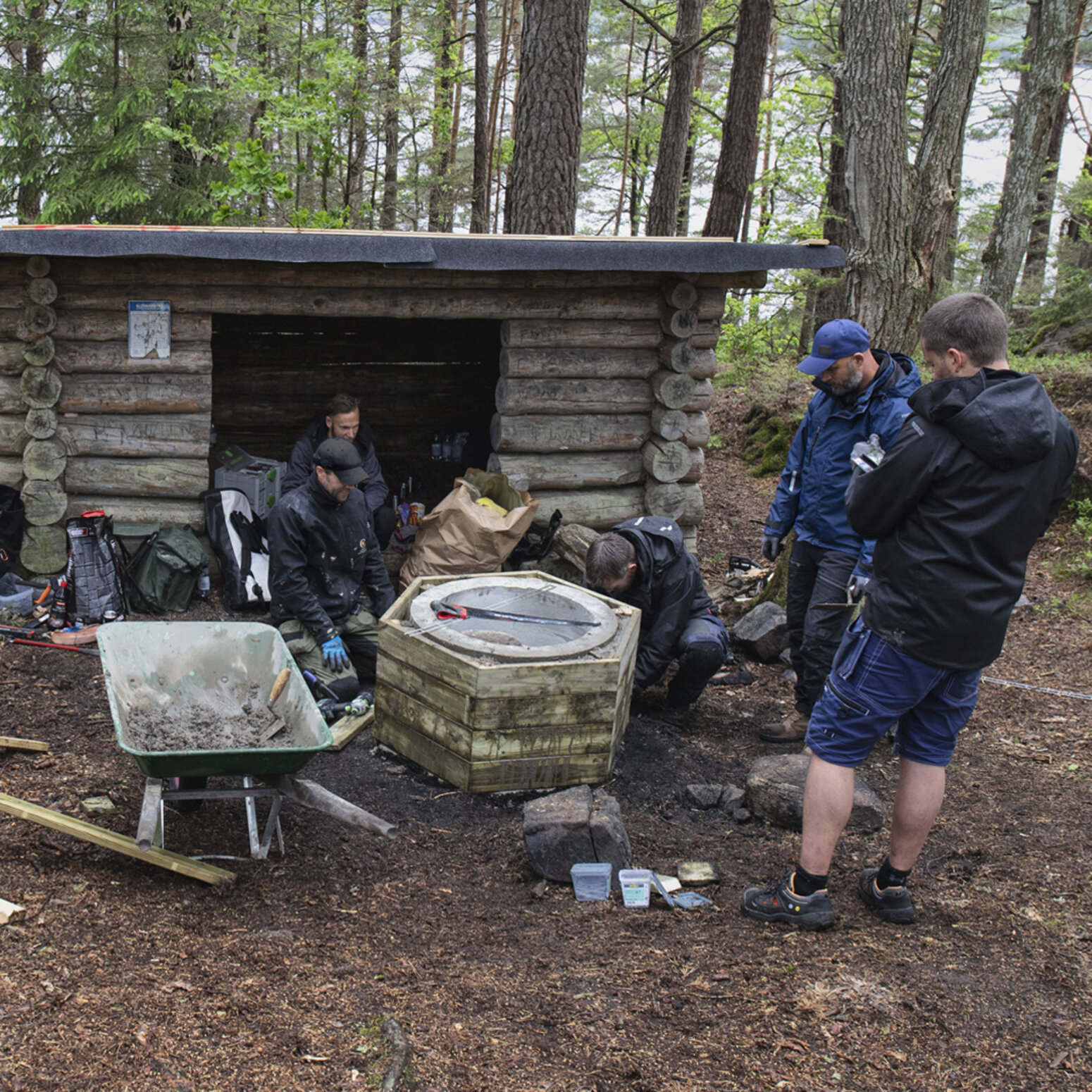 Mission: restore trail shelter