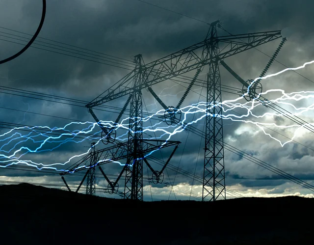 Elektrische vlamboog foto