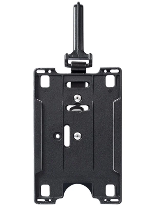 id card holder with click or snap hook