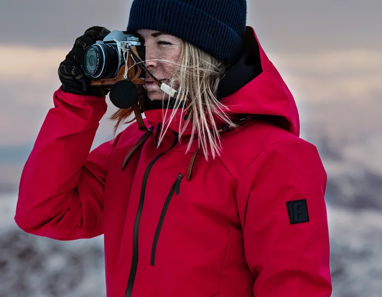 zinc-ulkotakki-punainen Fristads