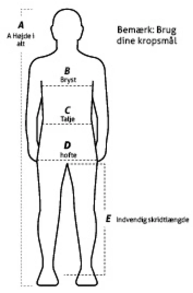 Så här mäter du Fristads plagg