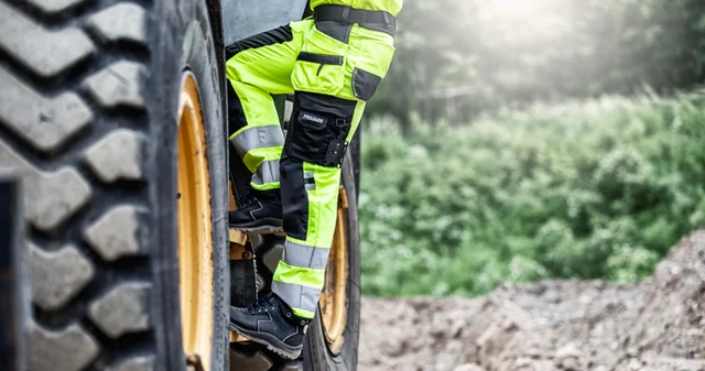 Hoge zichtbaarheidswerkbroek