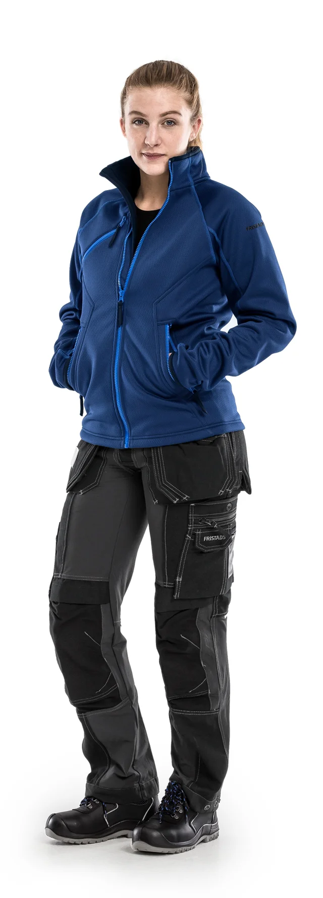 Image de modèle - Veste softshell stretch 4905 SSF - Pantalon d'artisan stretch femmes 2533 CYD
