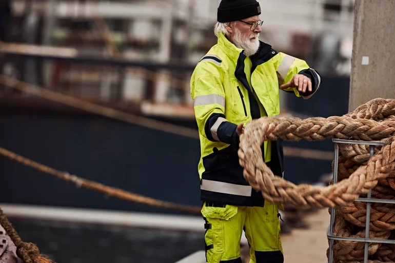 fristads_green_quilted_jacket