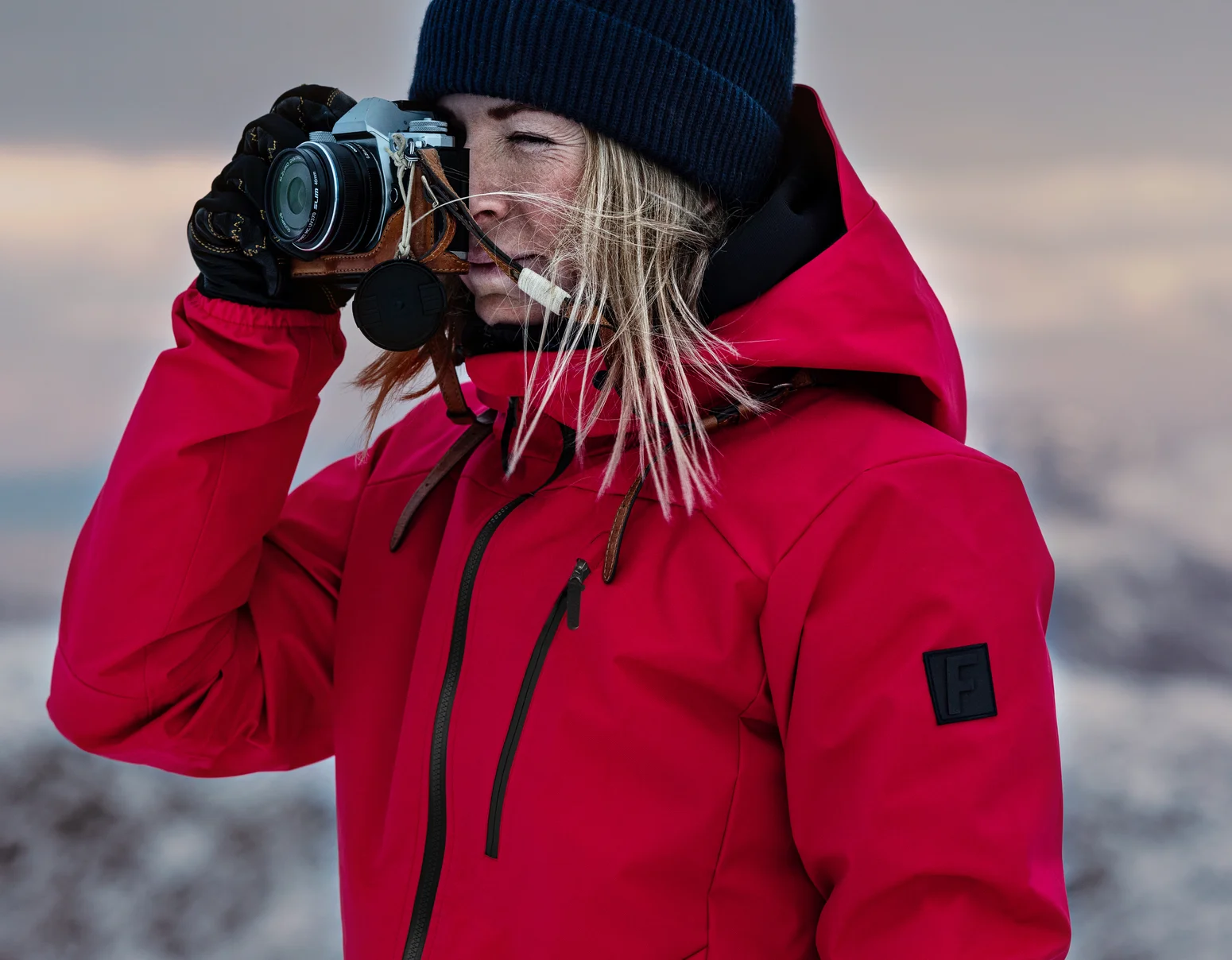 zinc-ulkotakki-punainen Fristads