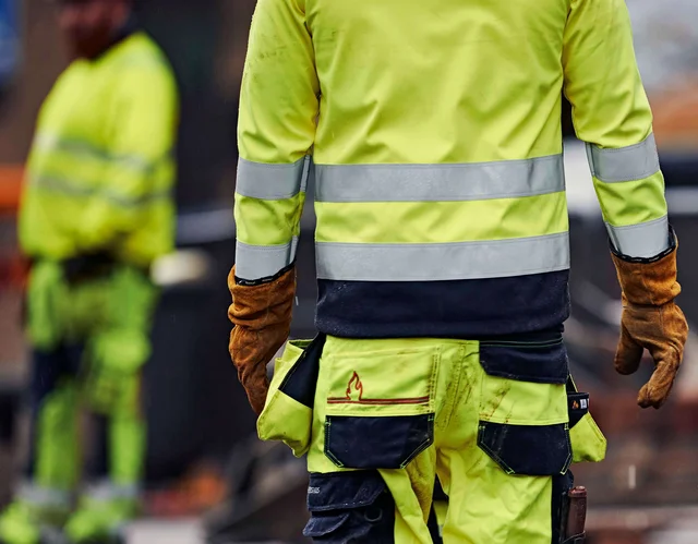 logojen koko palosuojattu huomiovaate fristads