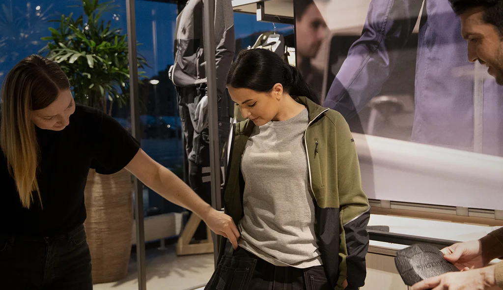 fristads naisten työvaatteet istuvuus